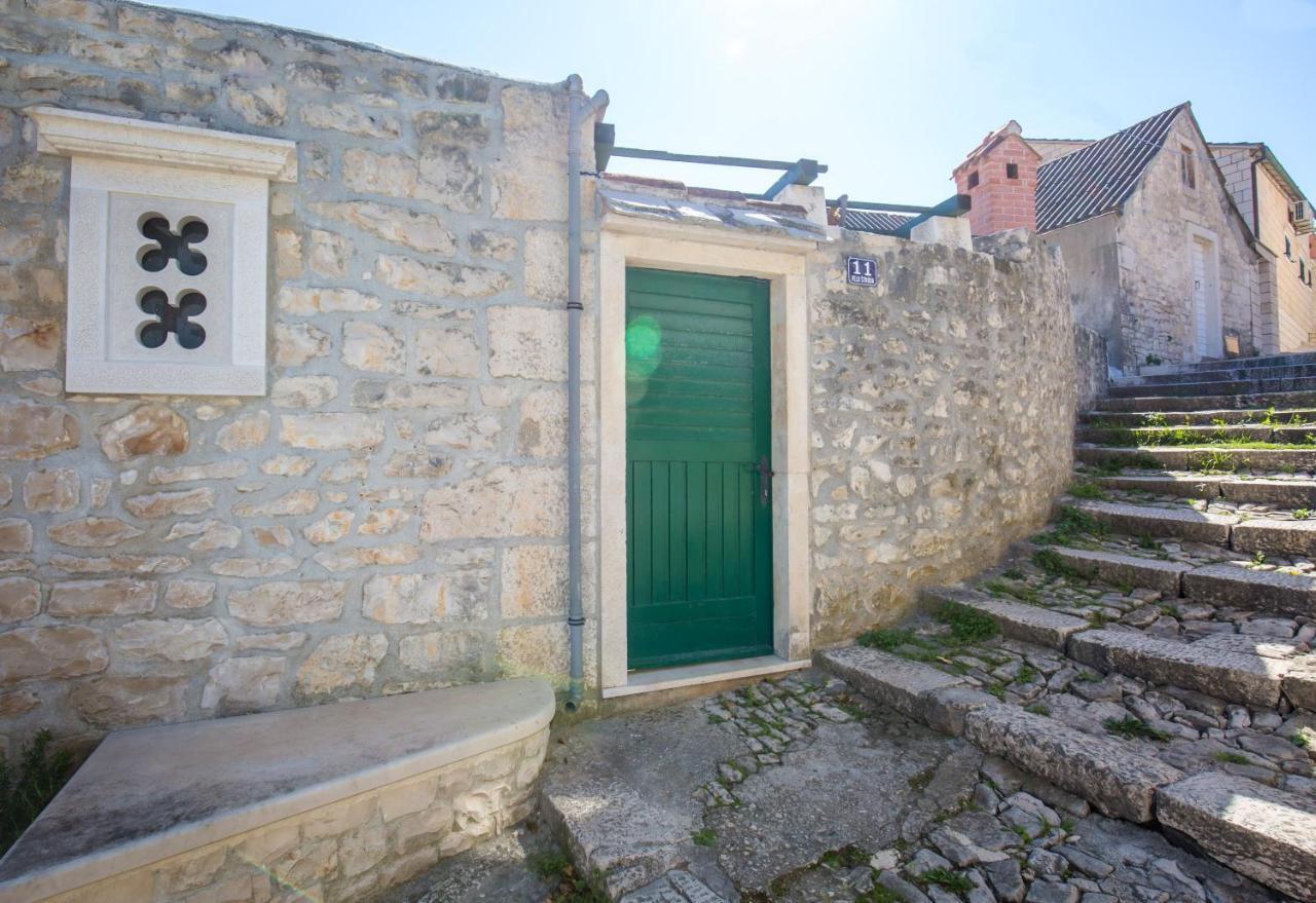 Dalmatian Stone House Villa Pucisca Kültér fotó