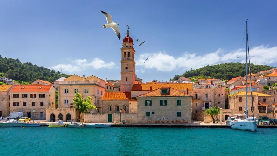 Dalmatian Stone House Villa Pucisca Kültér fotó